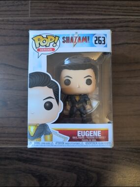 Funko Pop! Heroes Shazam Eugene Vinyl Figure - Black, Gold, Yellow
